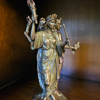 Hekate triple form ~ bronze statue