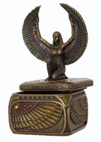 Isis Trinket Box  ~ bronze statue
