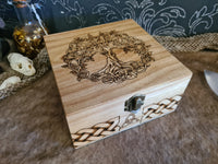 Celtic Wooden Box - larger