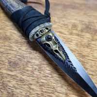 Raven Antler Athame