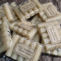 Mini Handrolled Beeswax Candles