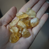 Citrine tumbled stones