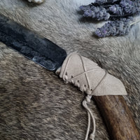Forged Antler Athame #02