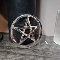 Silvertone Altar Pentacle