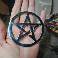 Silvertone Altar Pentacle