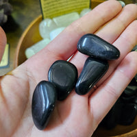 Black Obsidian - Tumbled Stones