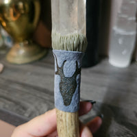 Antler Wand with Quartz