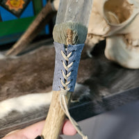 Antler Wand with Quartz