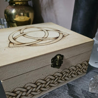 Celtic Wooden Box - larger