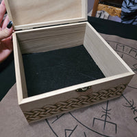 Celtic Wooden Box - larger