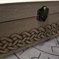 Celtic Wooden Box - larger