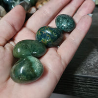 Moss Agate - tumbled stones