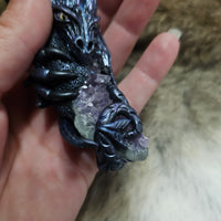 Dragon Pendant #02 - Amethyst