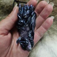 Dragon Pendant #02 - Amethyst