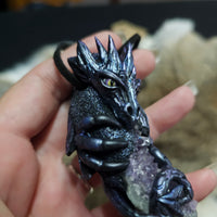 Dragon Pendant #02 - Amethyst