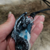 Dragon Pendant #03 - Larimar