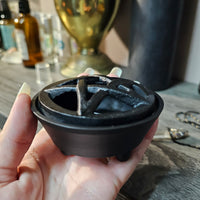 Cast Iron Charcoal Burner - Pentacle