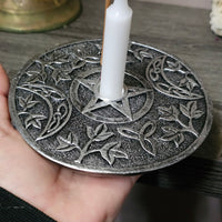 Triple Moon Incense & Candle Holder