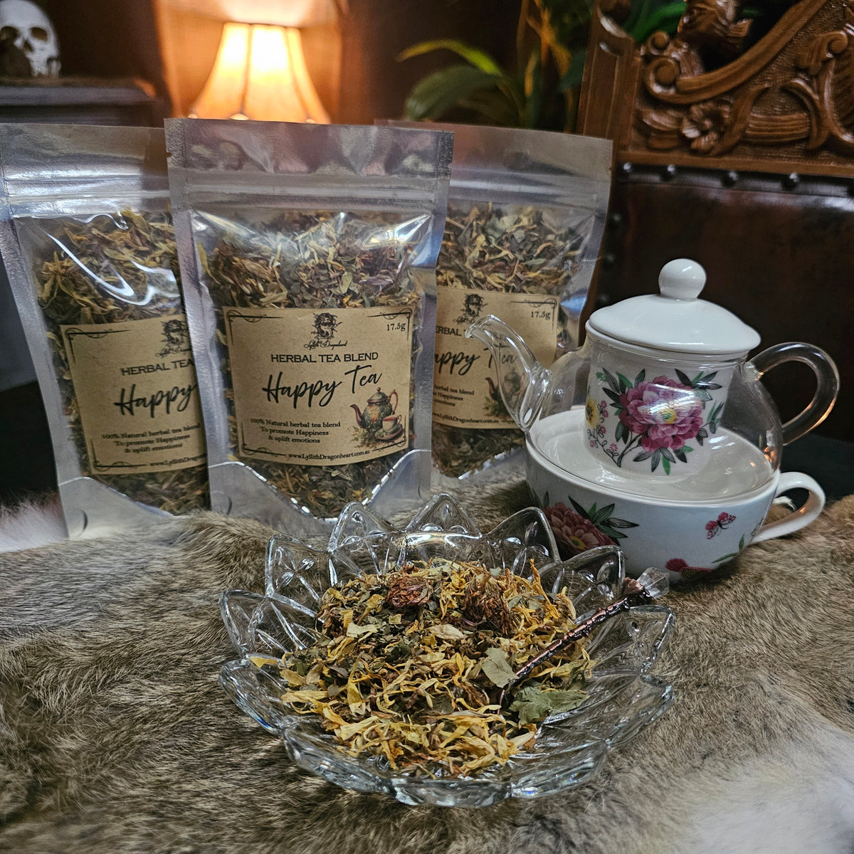 Happy Tea ~ Herbal Tea| Lylliths' Emporium