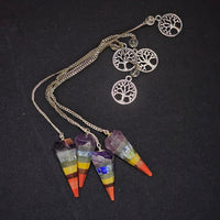 Chakra Crystal Pendulums