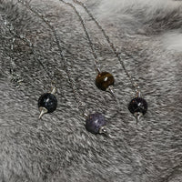 Assorted Crystal Pendulums - round