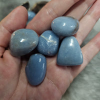 Angelite - tumbled stone