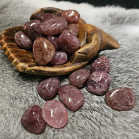 Strawberry Quartz - tumbled stones