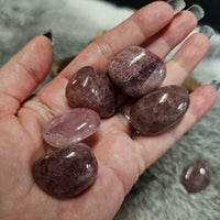 Strawberry Quartz - tumbled stones