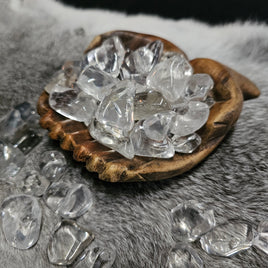 Clear Quartz tumbled stones