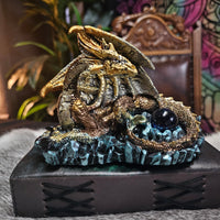 Golden Dragon with Orb