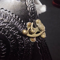 Black Leather Chakra Journal