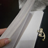 Black Leather Chakra Journal