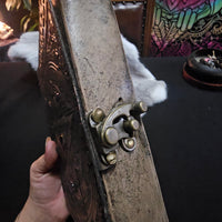 Leather Pentagram Journal with Stones