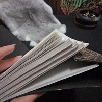 Leather Pentagram Journal with Stones