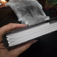 Leather Pentagram Journal with Stones