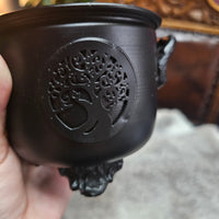 Metal Cauldron - Tree of Life