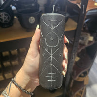 Hand Carved Protection Candles