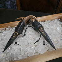 Raven Antler Athame