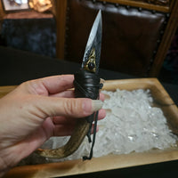 Raven Antler Athame