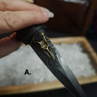 Raven Antler Athame
