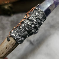 Lepidolite & Antler Wand