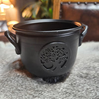 Metal Cauldron - Tree of Life