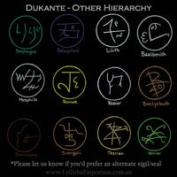 Goetic Altar Sigils - Dukante Other