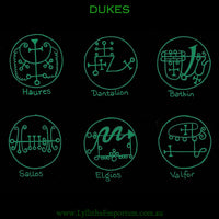 Goetic Altar Sigils - Dukes