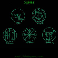 Goetic Altar Sigils - Dukes