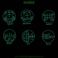 Goetic Altar Sigils - Dukes