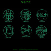 Goetic Altar Sigils - Dukes