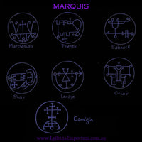 Goetic Altar Sigils - Marquis