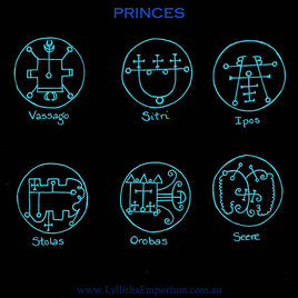 Goetic Altar Sigils - Princes