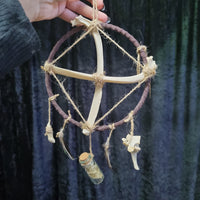 Medicine Wheel with bones